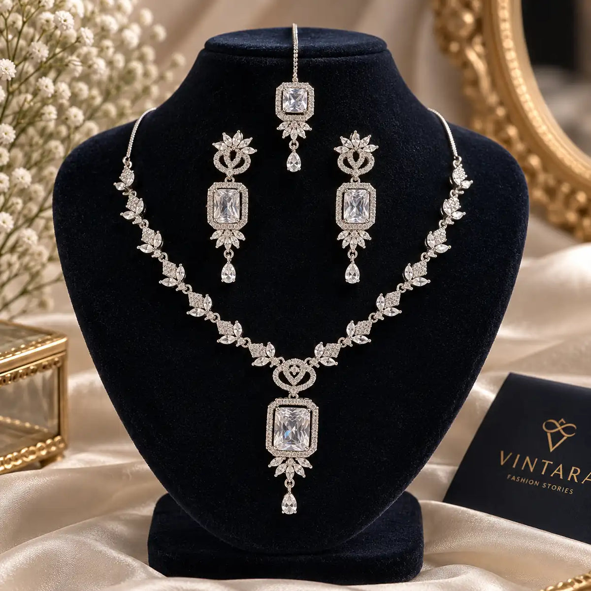 Celestial Radiance 1 Karat Signature Jewellery Set